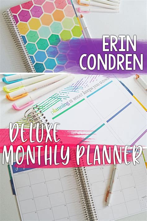 Erin Condren Deluxe Monthly Planner | Erin condren monthly planner, Planner, Erin condren