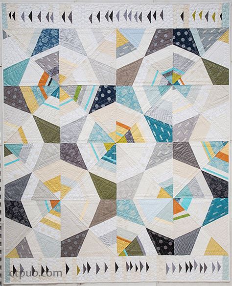 Octagon Shimmer Quilt Pattern by Jennifer Sampou