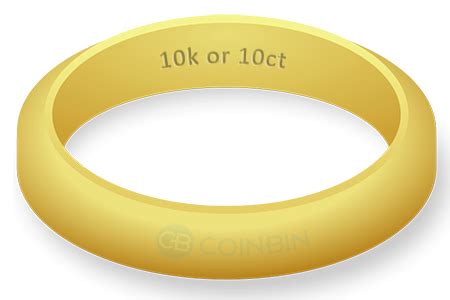 10k Gold Ring or Necklace Price Per Gram $24.76-$29.00 | CoinBin.com