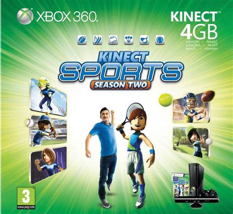 Microsoft XBOX 360 4GB Kinect Bundle + Kinect Adventures + Kinect ...