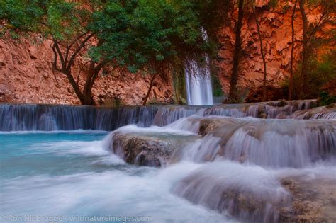 Mooney Falls | Havasupai Indian Reservation, Grand Canyon, Arizona. | Photos by Ron Niebrugge