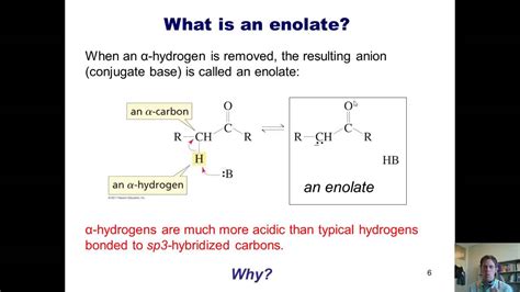 Chapter 19 – Enolate Reactions: Part 1 of 8 - YouTube