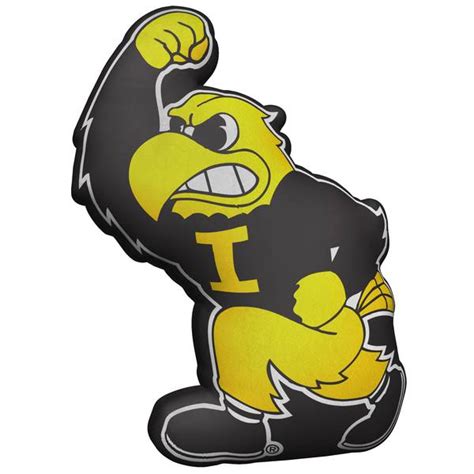 All Star Sports Iowa Hawkeyes Mascot Pillow - NCAAPLMASL-4IWA | Blain's ...