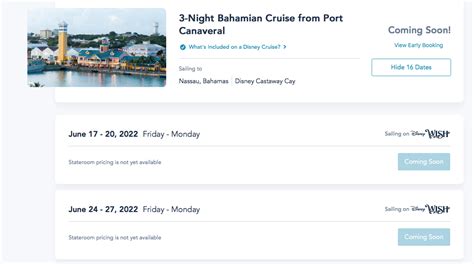 The First Disney Wish Cruise Itineraries Have Been Released! | the disney food blog