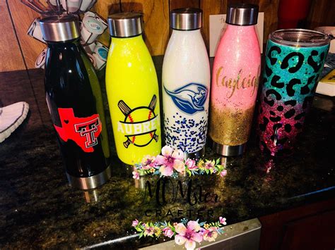 Customized water bottles | Etsy