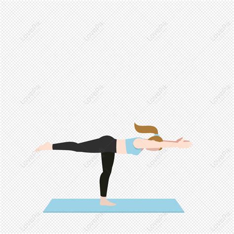 Cartoon Yoga Exercise Element PNG White Transparent And Clipart Image For Free Download ...