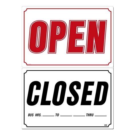 Lynch Sign 33 in. x 22 in. Open/Closed Sign Printed on More Durable, Thicker, Longer Lasting ...