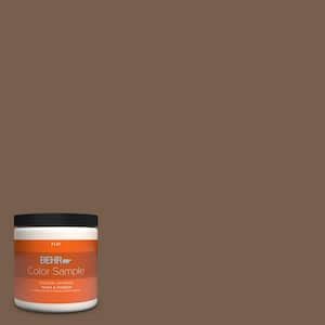 BEHR MARQUEE 1 qt. #250F-7 Melted Chocolate Matte Interior Paint & Primer 145304 - The Home Depot