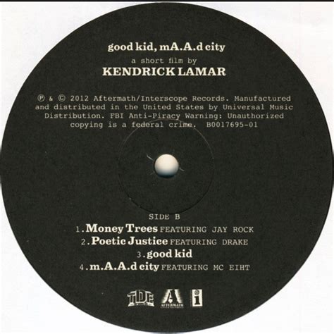 Kendrick Lamar – Good Kid, MAAd City - Deluxe Edition – Vinyl Pursuit Inc