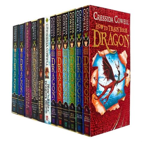 How to Train Your Dragon - 12 Paperback Book Set by Cressida Cowell