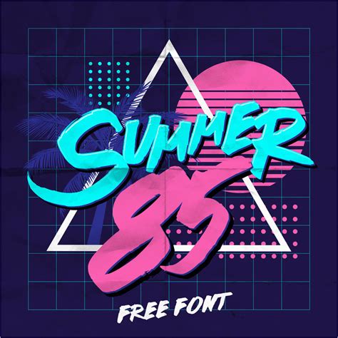 SUMMER 85 - Free Font :: Behance