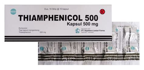 Thiamphenicol 500 mg Obat Untuk Apa dan Bagaimana Cara Menggunakannya - Simbol.co.id