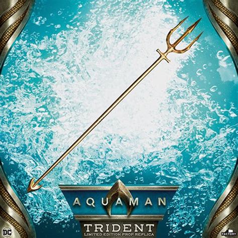 Aquaman Hero Trident Prop Replica - Entertainment Earth