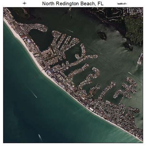 Aerial Photography Map of North Redington Beach, FL Florida