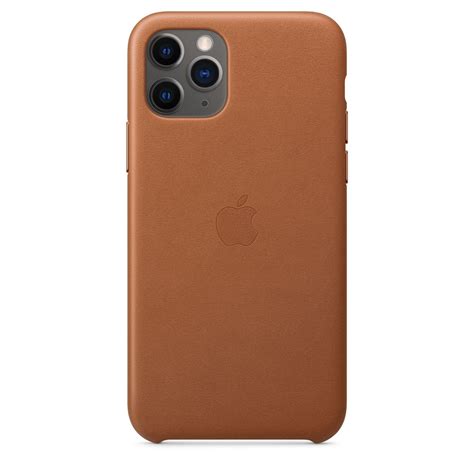 iPhone 11 Pro Leather Case - Saddle Brown - Apple