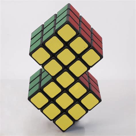 2-in-1 Conjoined Rubik's Magic Cube | The Green Head