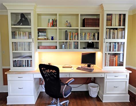 15 Photos Study Desk with Bookshelves