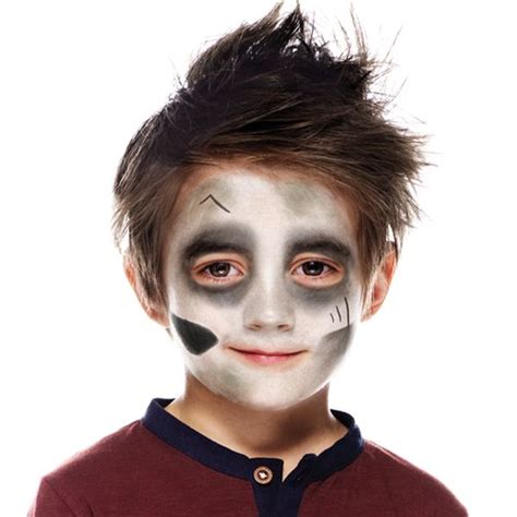 Zombie | Kids zombie makeup, Zombie face, Zombie halloween makeup