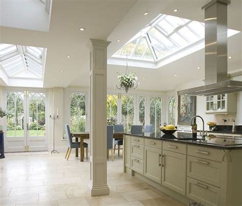 Look at all these Roof Lanterns! I love this kitchen... | Kitchen floor ...