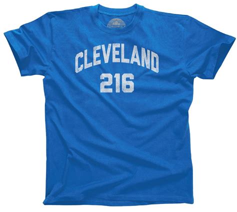 Men's Cleveland 216 Area Code T-Shirt