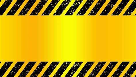 empty yellow background with police line vector illustration grunge texture warning danger style ...