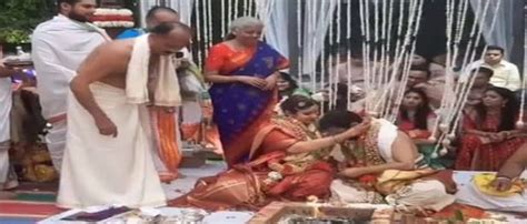 Nirmala Sitharaman's daughter gets married in a quiet ceremony — who is ...