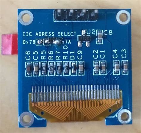 Changing the I2C address of a different type of OLED display | Solveforum