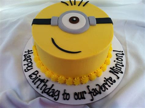 Simple but Sweet Minion cake from Original Cake Lady | Minion birthday ...