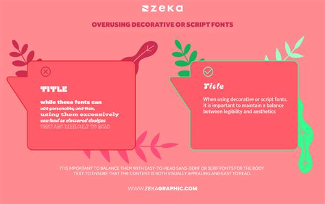 11 Common Font Pairing Mistakes and How to Avoid Them - Zeka Design