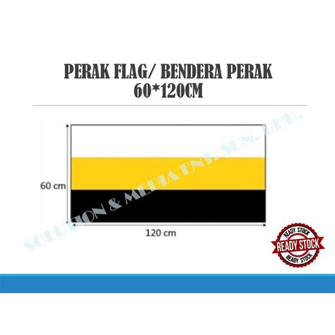 PERAK FLAG/ BENDERA PERAK 60*120CM | Shopee Malaysia