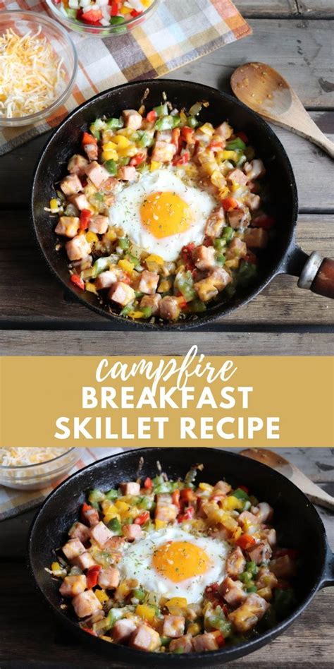 Campfire Breakfast Skillet Recipe » Campfire Foodie