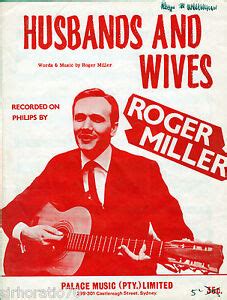 ROGER MILLER Husbands And Wives SHEET MUSIC | eBay