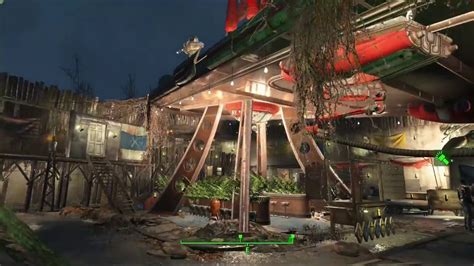 Fallout 4 My Red Rocket Truck Stop Settlement Base Build - YouTube