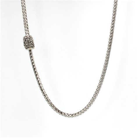 Magnetic Clasp Necklace Chain Silver Tone N2353 – itsalotalike.com Always Unique And Distinct.