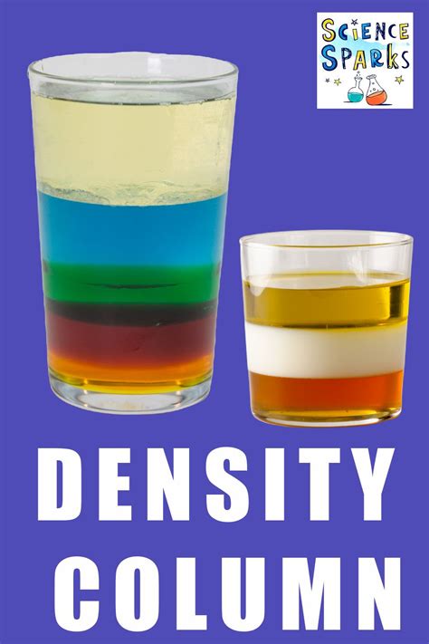 Rainbow science sugar density experiment – Artofit