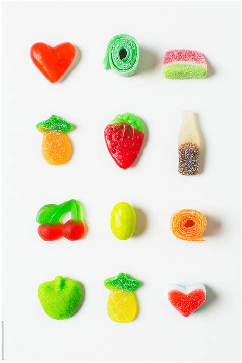 "Variety Of Colorful Gummy Candies From Above." by Stocksy Contributor ...