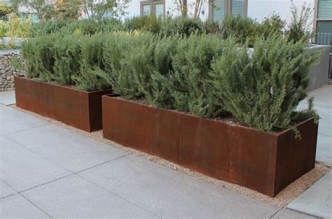 Corten Steel Planters Supplier | Boxes | Round | Square