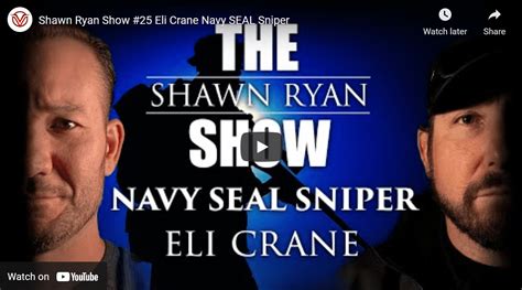 Eli Crane Joins The Shawn Ryan Show to discuss his time as a Navy SEAL ...