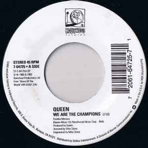 Queen – We Are The Champions (1992, Vinyl) - Discogs