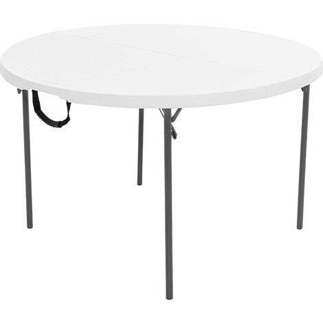 Lifetime 48-Inch Round Fold-In-Half Table (Light Commercial)