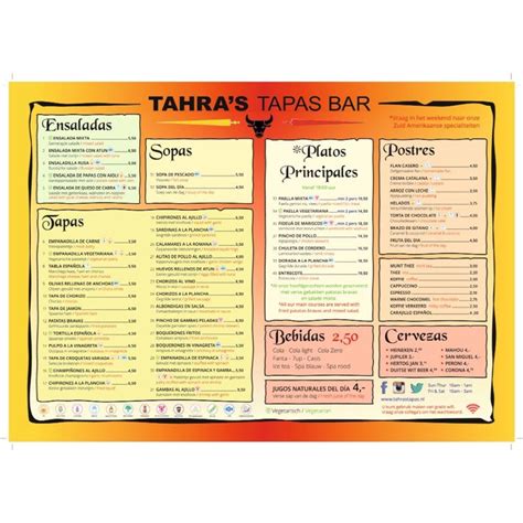 Check out our tapas menu ! So many great choices . Perfect spot for a night out with your friends 😉