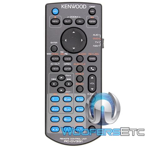 KNA-RCDV331 - Kenwood Remote Control for Select 2010 Kenwood Receivers