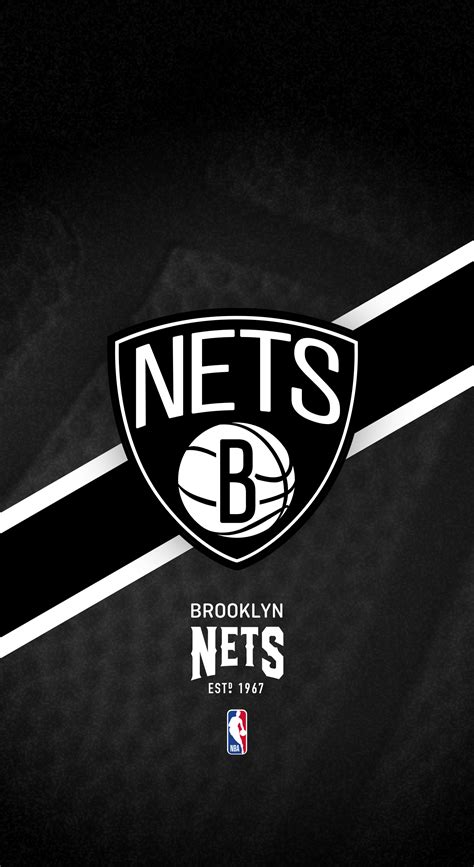 Brooklyn Nets (NBA) iPhone X/XS/11/Android Lock Screen Wallpaper ...