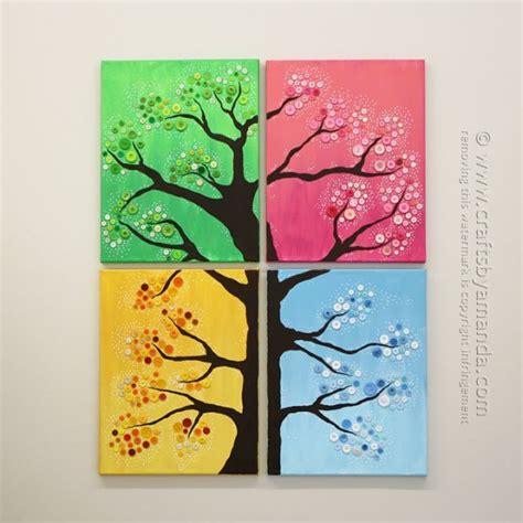 DIY Four Seasons Wall Art - KnockOffDecor.com