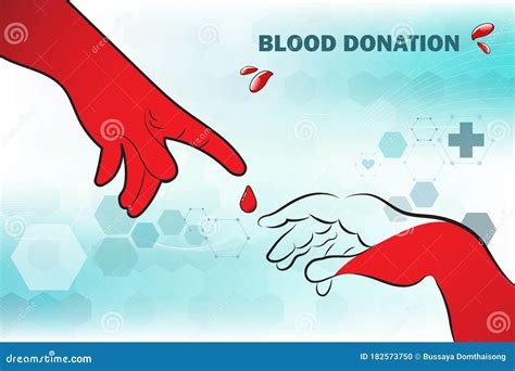 Blood Donation Design. Creative Donor Poster and Cute Character. Blood Donor Banner. Red Drop ...