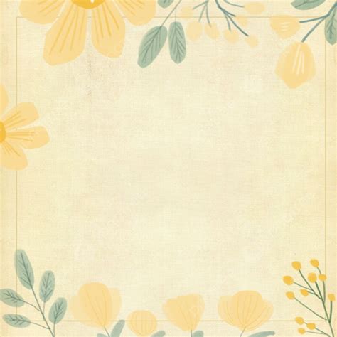 Simple Yellow Literary Aesthetic Print Advertising Background ...