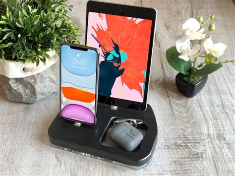 Airpod iPhone Charging Station IPad Accessories Charging Stand | Etsy