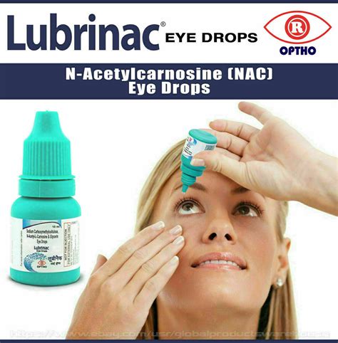 Lubrinac Eye Drops Cure Cataract Carnosine NAC Glaucoma BrightC Clarity ...