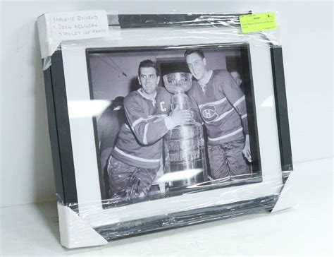 MAURICE RICHARD & JEAN BELIVEAU STANLEY CUP