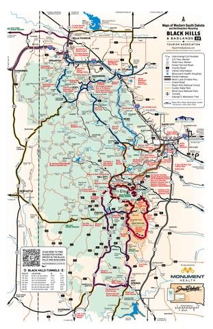 Black Hills Map by Black Hills & Badlands, SD - Issuu